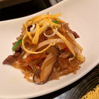 游玄亭 西麻布本館 - チャプチェ 味のバランスいいね