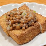 ふじも - 厚揚げ納豆 400円