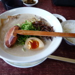 祭ラーメン - こってりラーメンがはんセット♪ランチタイムはプラス￥１００(*´ω｀*)