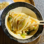 山越うどん - 混ぜ混ぜ♫