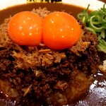 Ganso Taiwan Kare- - 台湾カレーダブル＋刻みトロ肉トッピングのアップ