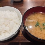 Tonkatsu Jin - ご飯と豚汁
