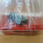 橋場食堂 - テイクアウト　ヒレ重　1080円　追加ソース　１本　30円×２