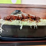 橋場食堂 - かつ重　大盛