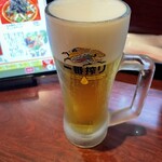 宮崎地鶏と日向海鮮　はればれ - 飲み放題のビールでスタート！