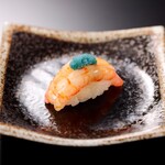 Sushi Shihogama - 甘海老のお寿司