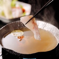 のどぐろのしゃぶしゃぶ