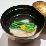 和 のぎ - 黒ムツと聖護院大根のお椀