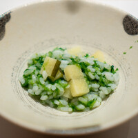 和 のぎ - あおさ海苔と子持ち昆布の和風リゾット