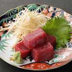 Sashimi of real tuna