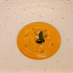 Restaurant Rue richesse - かぼちゃのスープ　物凄く濃厚＆素材の甘さが引き出され美味しい！！！