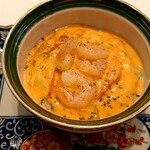 Restaurant Rue richesse - 九条葱のリゾット　海老とトマトのクレーム