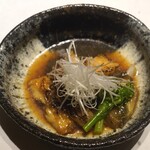 栖原温泉 - クエの煮焼き