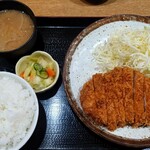 とんかつ 鉄 - 上ロースカツ定食