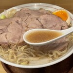 中華そば 葉山 - 中華そば 並180g チャーシュー3枚海苔1枚 1540円+大盛り(+100g) 150円