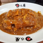 日乃屋カレー - カツカレー(七分盛り)