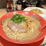 天下一品 赤坂店 - チャーハン定食(こってりMAXラーメン)