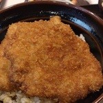 とんかつ政ちゃん 沼垂本店 - かつ丼のアップ