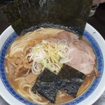 中華そば べんてん - 塩ラーメン■のり増し■　ネギ、生姜にかけた油が良きです！