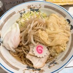 中華そば みたか - ワンタンメン油そば半熟卵付き