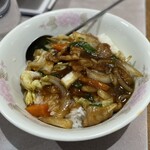 牡丹園 - ランチの生姜焼き丼