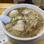 Raimu - 背脂ラーメン＋半熟煮玉子