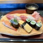 しほう田 - にぎり鮨ランチ…¥1,300円(税込)