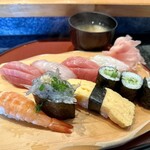 しほう田 - にぎり鮨ランチ…¥1,300円(税込)