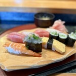 しほう田 - にぎり鮨ランチ…¥1,300円(税込)