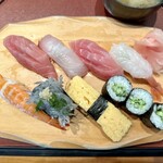 しほう田 - にぎり鮨ランチ…¥1,300円(税込)