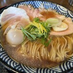Menno Michi Awo Niyoshi - 特選鶏醤油ラーメン 松