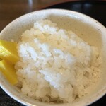 麺の道 あをによし - 土鍋で炊いた白米！