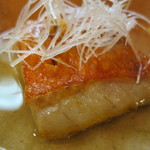 日本橋橘町　都寿司 - 金目鯛の焼き浸し1