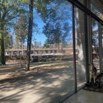 TOKYO CLASSIC CAMP CAFE - カウンター席から望む厩舎