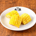 Grilled corn/corn butter each