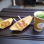 祇園 京くらら - あぶり麩、生麩（あまおう苺あん、桜あん）