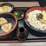 人力うどん - ぶっかけごぼ天うどんセット　890円
