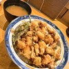 光村 - スペシャルかき揚げ丼・味噌汁