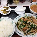 Hidakaya - レバニラ炒め定食