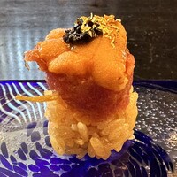 鮨 四 - トロタク雲丹のミルフィーユ