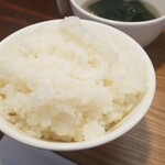 キッチン ブルー グローブ - ご飯大盛りのアップ