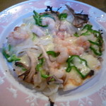 ドン・キホーテ - ピザ6inch（エビmix）　600円　ボケてます・・・