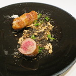 フロリレージュ - 和牛ハツとトリップのアンドゥイエットとシビレ1