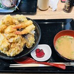 Uogashi Sakaba Fuku Hamakin - 天丼