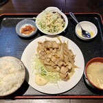 Fukuda Taishuusakaba - 「生姜焼き定食（税込￥850）」