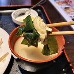 Fukuda Taishuusakaba - 「生姜焼き定食」のお味噌汁のアップ…