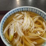 季節料理 うどん 喜多梅 - かけうどん（太麺）