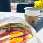 HOMURA COFFEE - HOMURAホットサンドとベリーティー