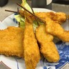 赤ひげ - 串カツ盛合せ（海老、イカ、じゃがいも、玉ねぎ、白身魚）