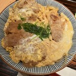 Wa kou - ロースかつ丼のアップ